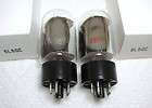 GE 6L6GC Gray Plate Tubes Nice Matched Pair OO Getters General 