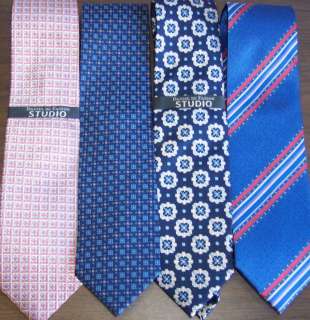 NWT Mens Daniel De Fasson hand made silk ties neckwear  