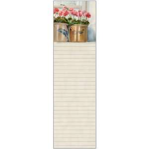   Geraniums   Magnetic List Pad Paper   Karen Cruden: Office Products