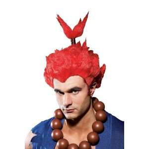   Group Street Fighter Akuma Adult Wig / Red   One Size 