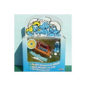   Smurfs series Boating Smurf and his Die Cast Speed Boat Toys & Games