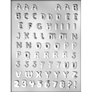 Inch Letters and Numbers Chocolate Candy Mold  