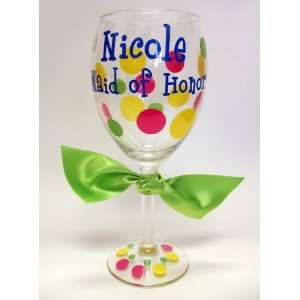  Bridal Party Wine Glass