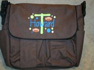 Diaper bag Personalized Dinosaurs, Cowboy, Sports  