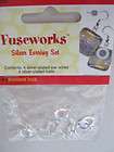 FUSEWORKS EARRING SET OF 4 SILVER PLATED WIRES & BAILS