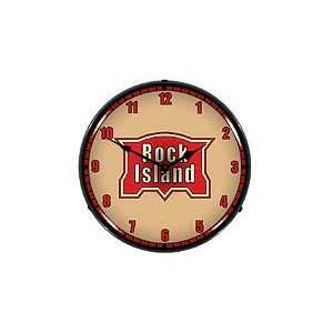  Rock Island Railroad Lighted Clock   Review: Home 