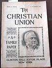 The Christian Union October 29,1892 Alfred Tennyson  