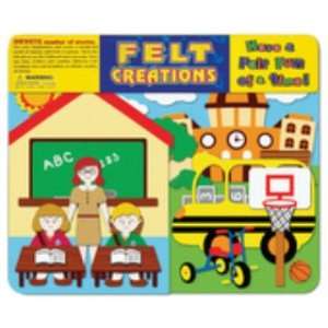  School Felt Creations Play Set: Toys & Games