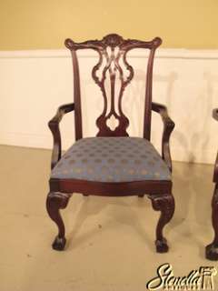 20617: Set 8 THOMASVILLE 18th Century Mahogany Dining Room Chairs 