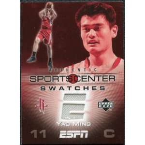   Deck ESPN Sports Center Swatches #YM Yao Ming Sports Collectibles