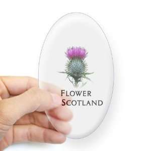  Flower of Scotland Scotland Oval Sticker by  