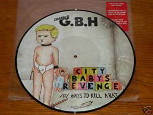 CHARGED G.B.H.   CITY BABYS REVENGE, 12 pic disc  
