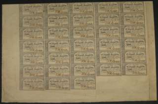 1000 Confederate Bond, State of NC 1862 w/38 coupons  