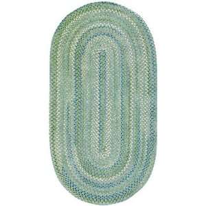   CPL047020020X30OVAL Waterway Small Rug Rug   Green: Furniture & Decor