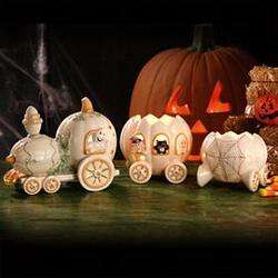Lenox Exclusive Halloween Harvest Train Set *NIB*  