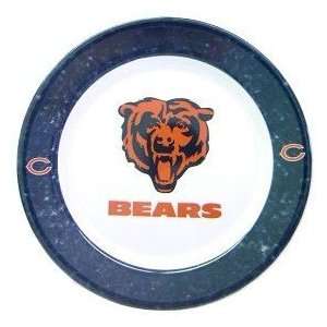  Chicago Bears NFL Dinner Plates (4 Pack): Sports 