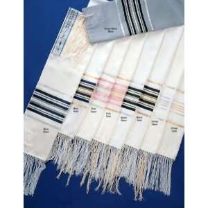    Ariel Tallit  Woven Cotton Polyester Fabric: Home & Kitchen