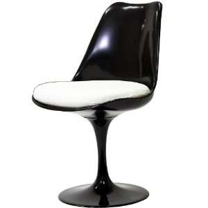  Lexington Modern Black Eero Saarinen Style Tulip Side Chair 