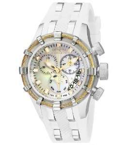   Collection Bolt Chronograph White Polyurethane Watch Invicta Watches