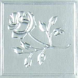  Silver Rose Seals (Case of 1): Office Products