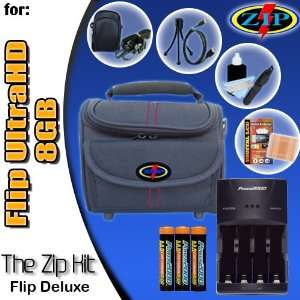  TheZipKit Deluxe for Flip UltraHD 8GB. Accessories pack 