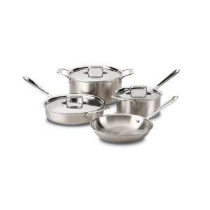  All Clad d5 Brushed Stainless Steel 7pc Set Kitchen 