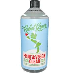  Rebel Green Fruit and Veggie Wash 32oz Health & Personal 