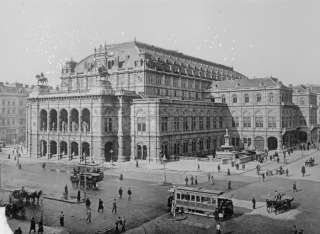 early 1900s photo Austria, Vienna. Opera house  