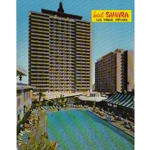    Vintage Las Vegas Hotel Sahara Post Card 1960s: Everything Else