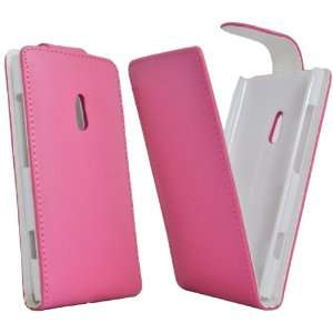   Mobile Palace   Pink leather quality case for nokia n800 Electronics