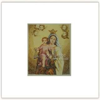 Virgin of Mary   PREORDER COMPLETED CROSS STITCH  