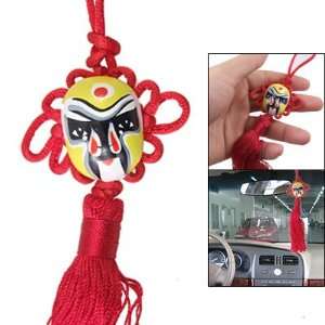   Peking Opera Mask Red Tassel Chinese Knot Hanger: Home & Kitchen