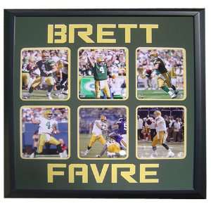  Brett Favre Includes Six 8 x 10 Photographs in a 30 x 