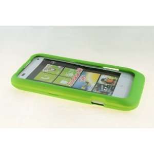  HTC Radar 4G Hard Case Cover for Neon Green Cell Phones 