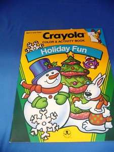 Crayola Color & Activity Book Holiday Fun Xmas #06231  