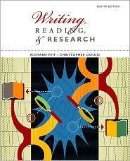 Writing, Reading, and Research, (0547191049), Richard Veit, Textbooks 