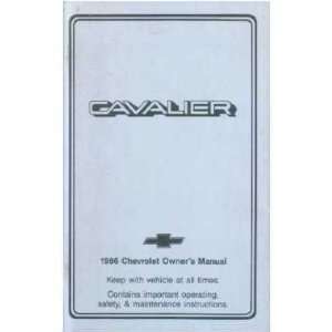    1986 CHEVROLET CAVALIER Owners Manual User Guide: Everything Else