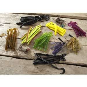  72   Pc. Wahoo! Bass Fishing Worm & Jig Kit: Sports 