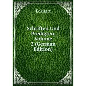   Predigten, Volume 2 (German Edition) (9785875113628) Eckhart Books