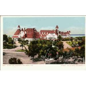  Reprint San Diego CA   Hotel Del Coronado 1900 1909: Home 