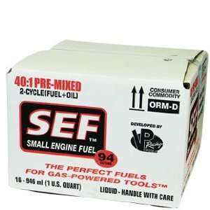   Ethanol Free Pre Mixed 2 Cycle Fuel (16 Quart Cans)