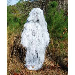Ghillie Suit Poncho   Synthetic Ultra light   Winter White