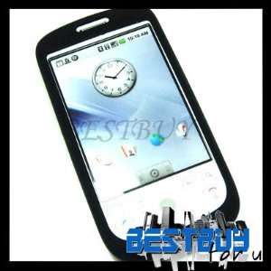   BLACK Silicone Soft Case cover skin for HTC Magic G2: Office Products