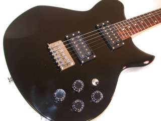 Oscar Schmidt Electric Guitar, Washburn Idol Style, Black, OI14B, Gig 