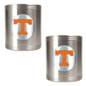  Tennessee Volunteers NCAA 2pc Stainless Can Holder Set 