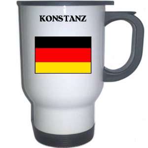 Germany   KONSTANZ White Stainless Steel Mug