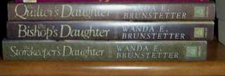 Wanda Brunstetter Daughters of Lancaster County 3 Books EUC Nonsmoking 