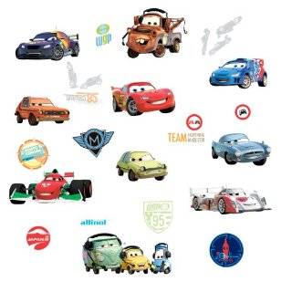 RoomMates RMK1583SCS Disney Pixar Cars 2 Peel & Stick Wall Decals