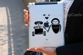Wall.E Apple iPad 2 vinyl Decal humor Skin Sticker  