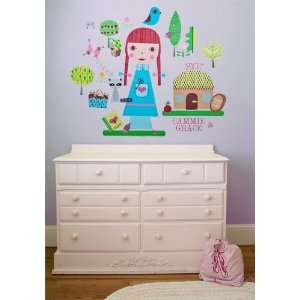  Paper Doll Claire Peel & Place Wall Stickers Baby